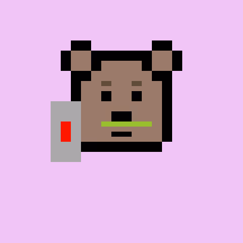 Pixel Bear #37537
