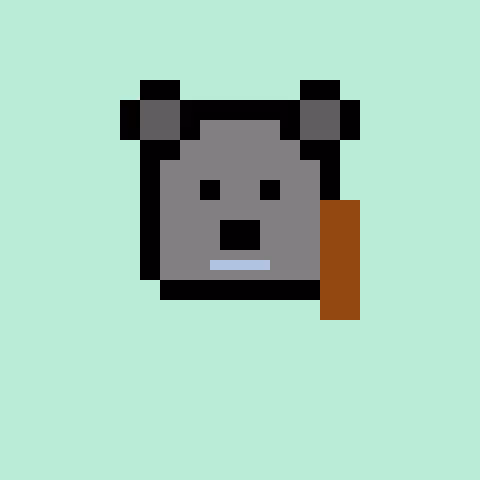 Pixel Bear #46560