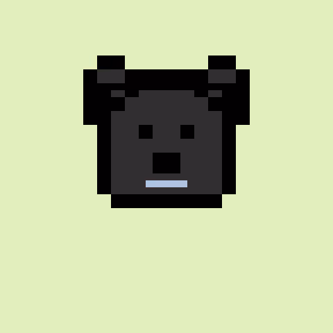 Pixel Bear #37622