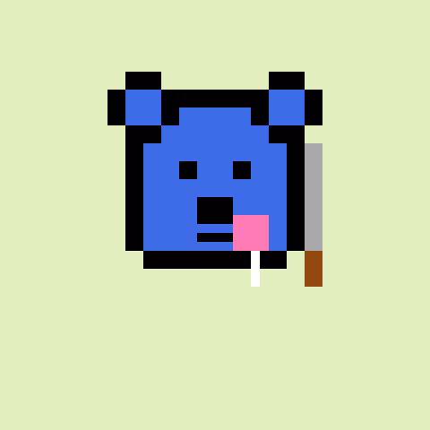 Pixel Bear #879