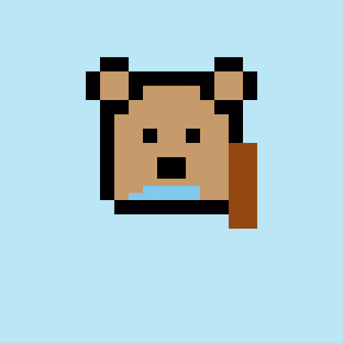 Pixel Bear #23049