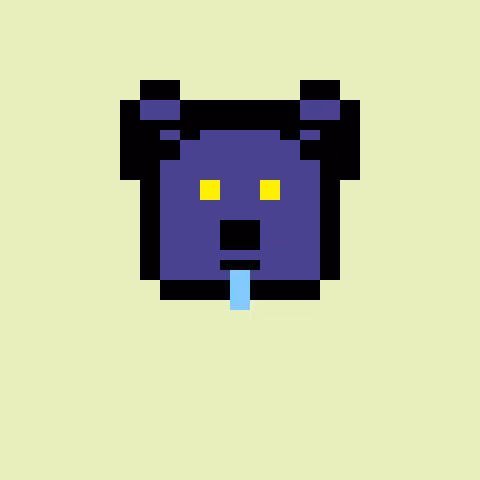 Pixel Bear #43655