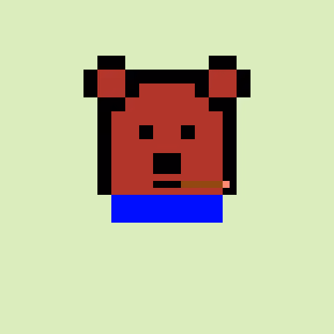 Pixel Bear #50665