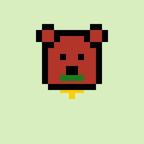 Pixel Bear #19271