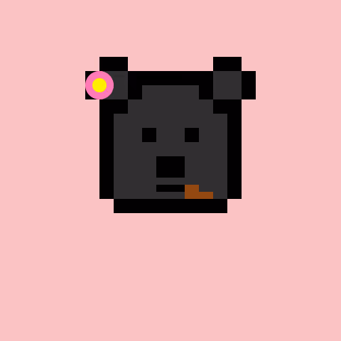 Pixel Bear #37786