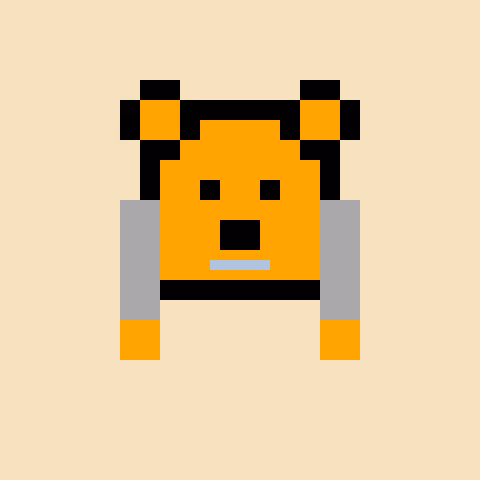 Pixel Bear #63058