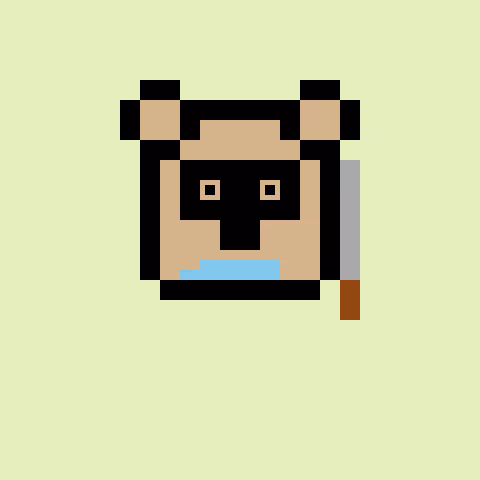 Pixel Bear #19482