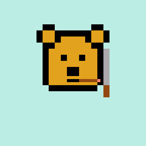 Pixel Bear #39349