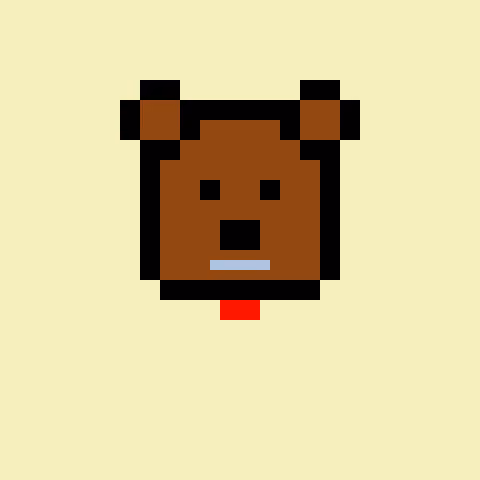 Pixel Bear #51221