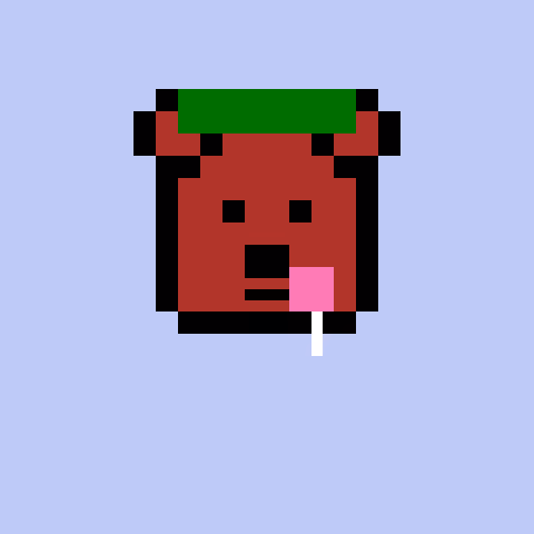 Pixel Bear #12758