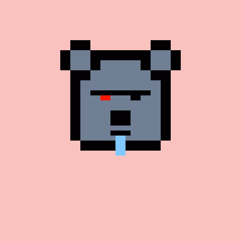 Pixel Bear #41474