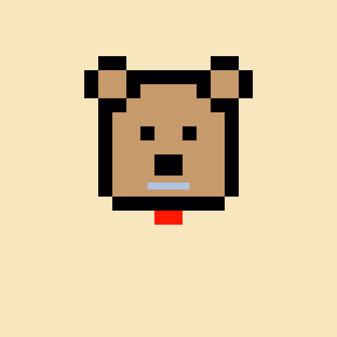 Pixel Bear #23989