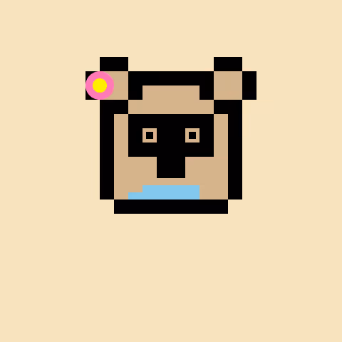Pixel Bear #45354