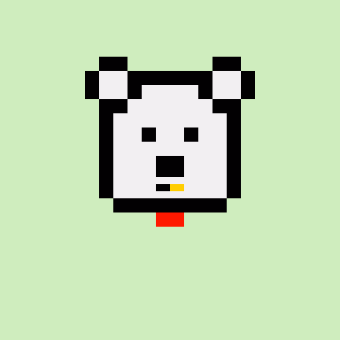 Pixel Bear #43429