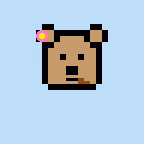 Pixel Bear #48790