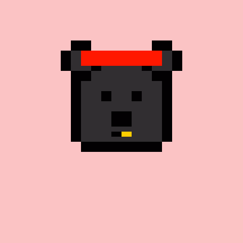Pixel Bear #23438
