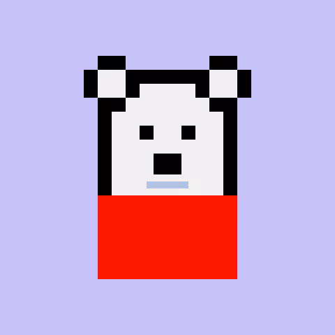 Pixel Bear #78322