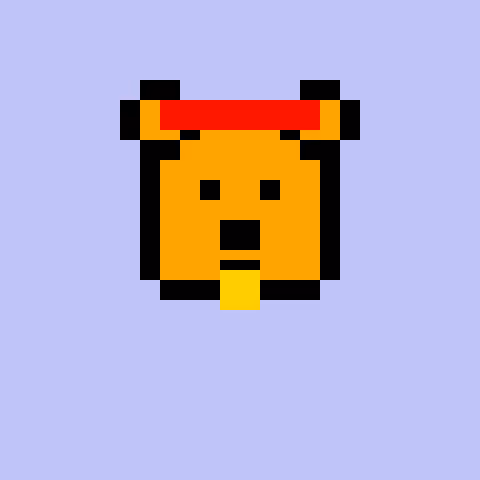 Pixel Bear #22374