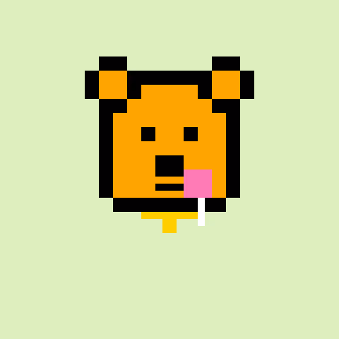 Pixel Bear #77425