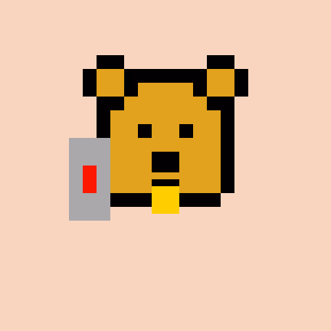 Pixel Bear #78078