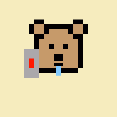 Pixel Bear #33141