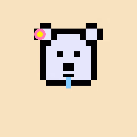 Pixel Bear #49943
