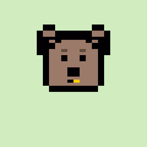 Pixel Bear #46532