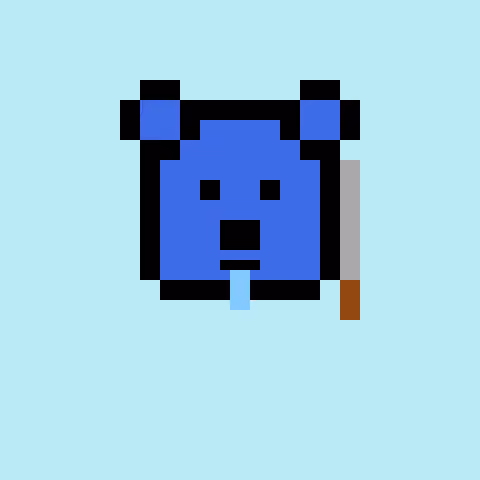 Pixel Bear #24314