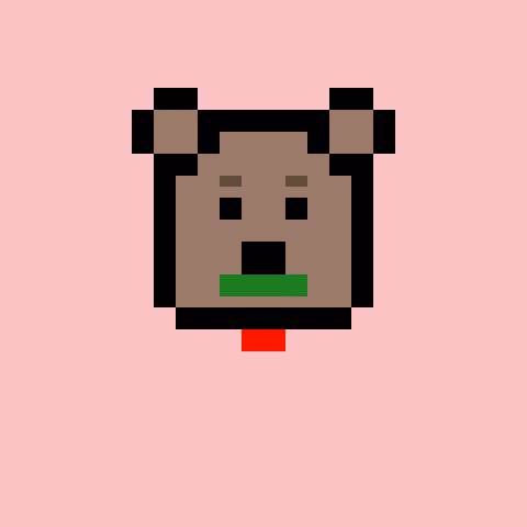 Pixel Bear #51596