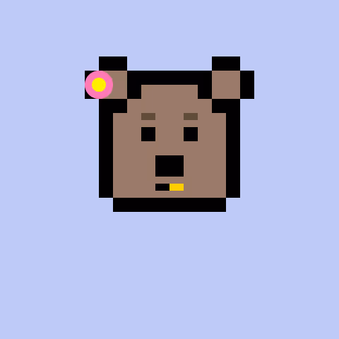 Pixel Bear #41374