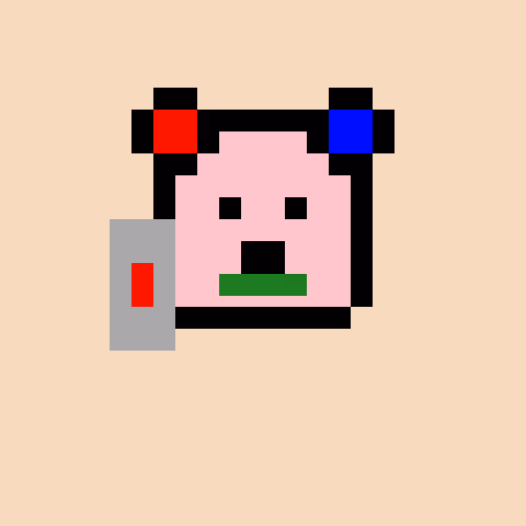 Pixel Bear #43734