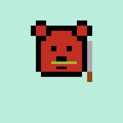 Pixel Bear #11407
