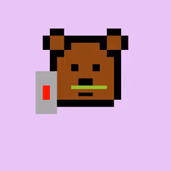 Pixel Bear #13986