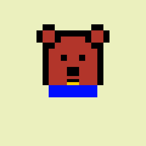 Pixel Bear #20943