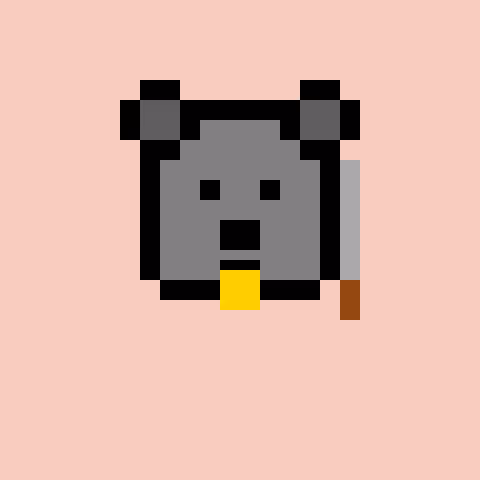 Pixel Bear #73472