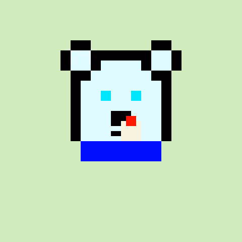Pixel Bear #6123