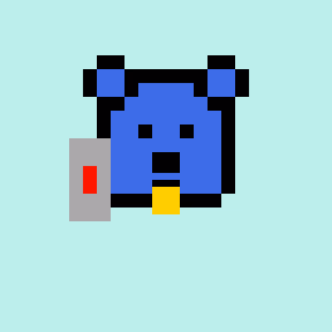 Pixel Bear #47751