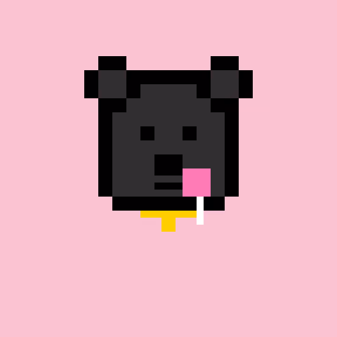 Pixel Bear #44298