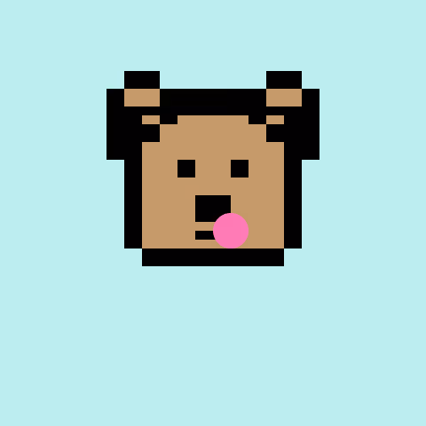 Pixel Bear #44290