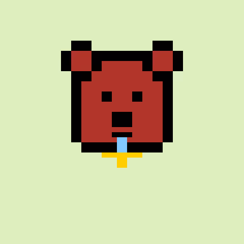 Pixel Bear #32661
