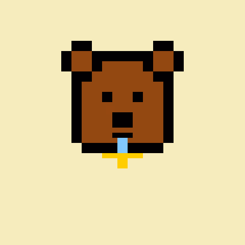 Pixel Bear #5954