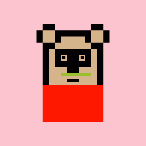 Pixel Bear #43676