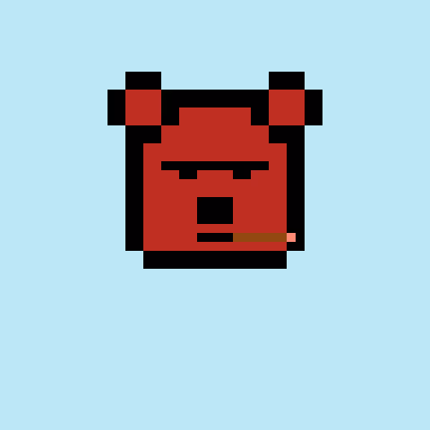 Pixel Bear #8557