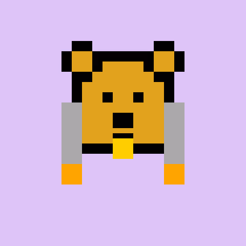 Pixel Bear #80615