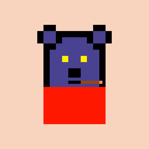 Pixel Bear #65855