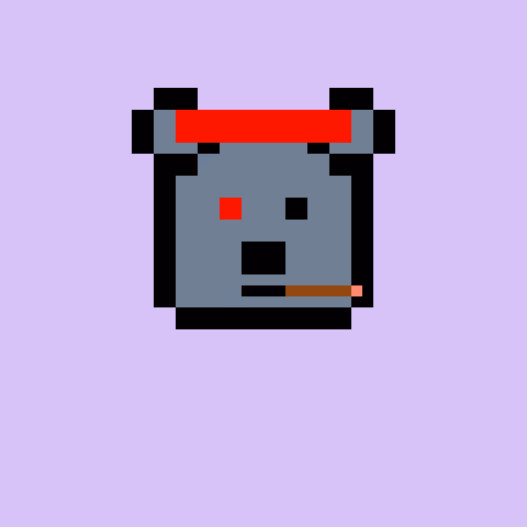 Pixel Bear #2646