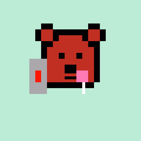 Pixel Bear #10658