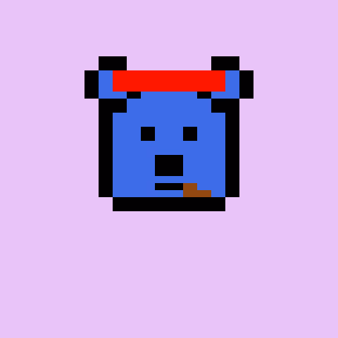Pixel Bear #49359