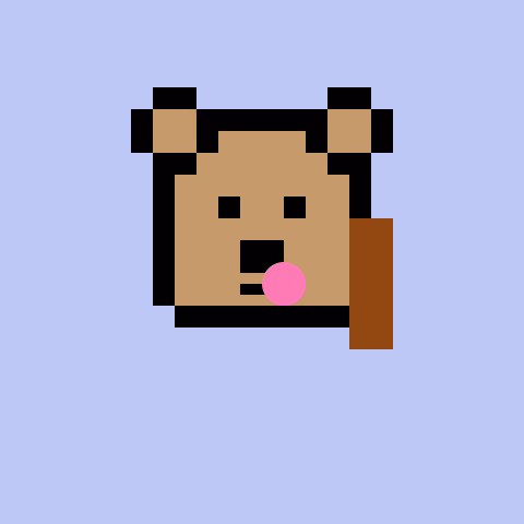 Pixel Bear #78352