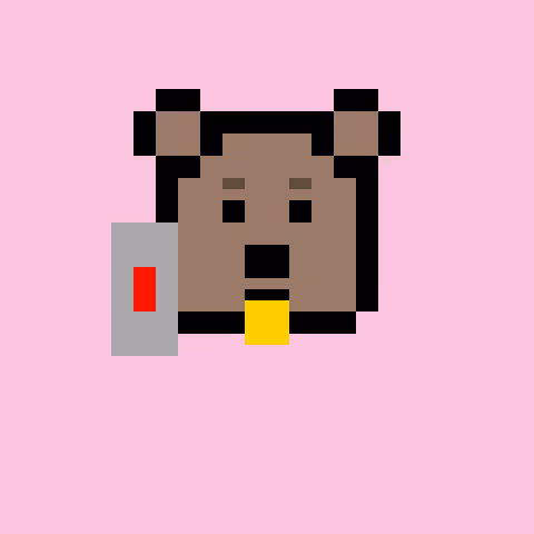 Pixel Bear #68383